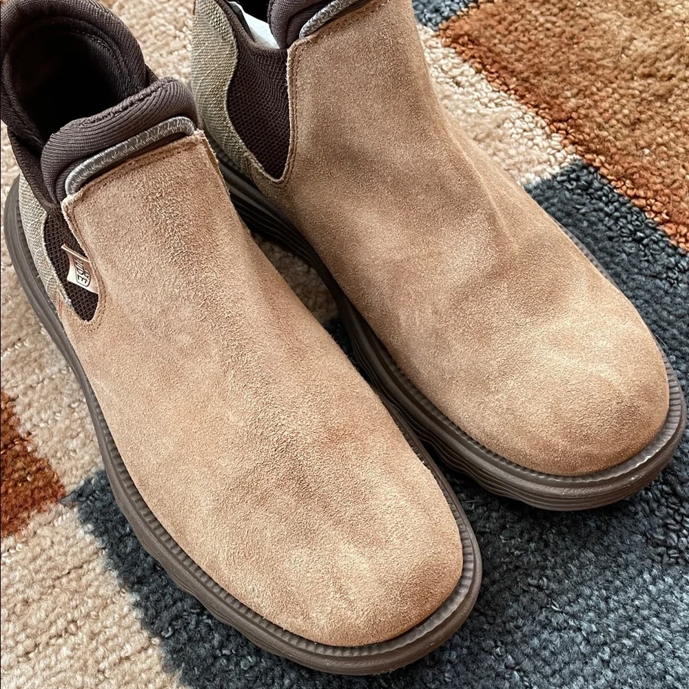 Hey Dude Women’s Branson Boot Suede Loafers, Cognac - Picture 9 of 15